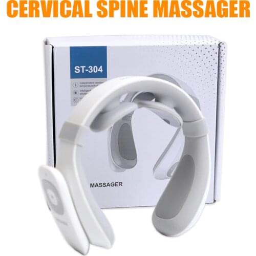 Multifunctional neck massager instrument 3D smart accessories heating neck massager to ease stimulator scraping massage