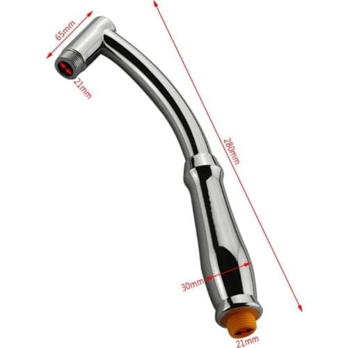 Shower Head Extension Arm Arch Design Hand Hold Adjustable Extender High Polished Sprinkle Parts For Bathroom