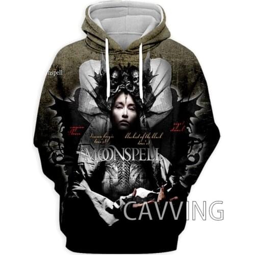 New Fashion Women/Mens 3D Print MOONSPELL Rock Band Hoodies Hooded Sweatshirts Harajuku Hoodie Sweatshirts Tops Clothing