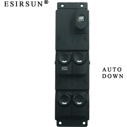 Esirsun Window Left Front Master Lifter Glass Control Switch Fit For Hyundai 2011-2017 Accent Solaris, 93570-1R101,935701R101