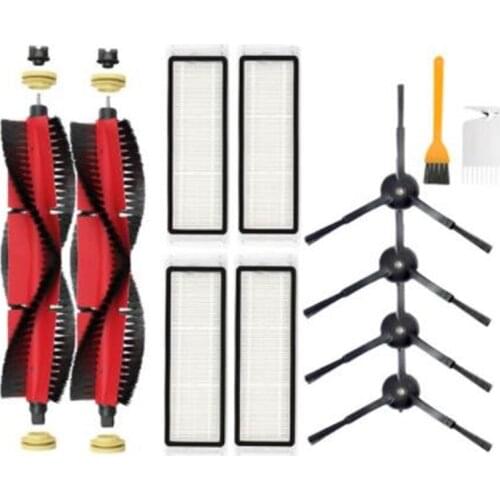 Suitable for Roborock S5 S50 S55 Robot Vacuum Cleaner Accessories, Black Side Brush Main Brush HEPA Filter Kit