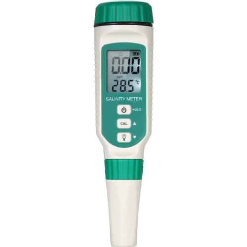 Smart Sensor Portable Salinity Meter Handheld ATC Salinometer Halometer Gauge Salinity Refractometer Food Salinity Tester Meter