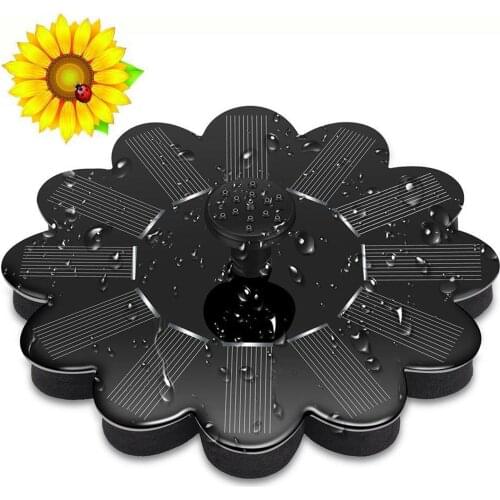 Solar Water Fountain Solar Panel Bird Bath Fountain Pump Garden Landscape