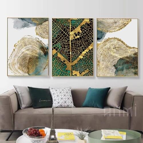 Modern Leaf and Trunk Texture Abstract Wall Art Canvas Poster Print Nordic Picture Painting For Living Room Home Decor Unframed