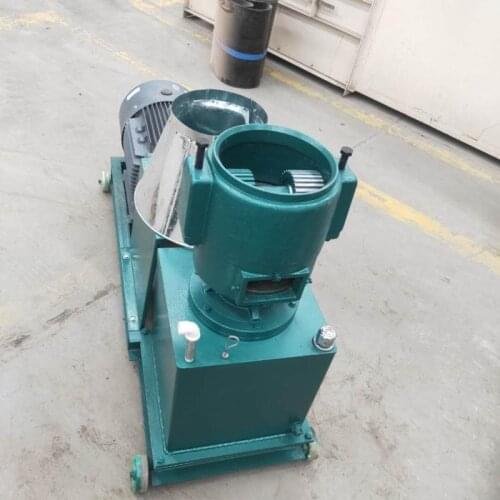 Raw Material is Rubber Wood Flat die Pellet Machine