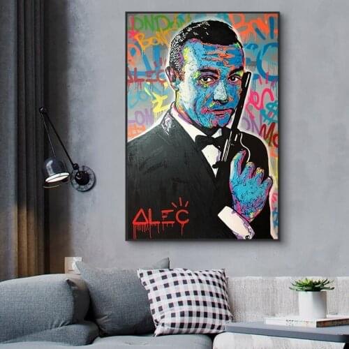 Street Art Prints Figure Poster for Home Room Decor Modern Fashion Canvas Painting Wall Art for Interior Frameless