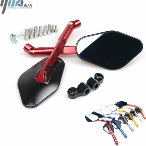 Universal Motorcycle Mirror CNC Side Mirror Motorcycle Mirror For Yamaha T-MAX T MAX TMAX 530 500 YZF R6 R3 R125 MT03 FZ1 FAZER