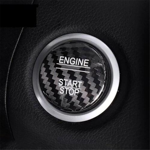 Car Ignition Protective Start Stop Switch Button Cover Anti-scratch Decoration Cap for Mercedes-Benz C C200 180l B-Class B200