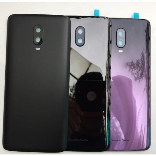 ZUCZUG New Glass Rear Housing For Oneplus 6T Battery Cover Back Case With Logo