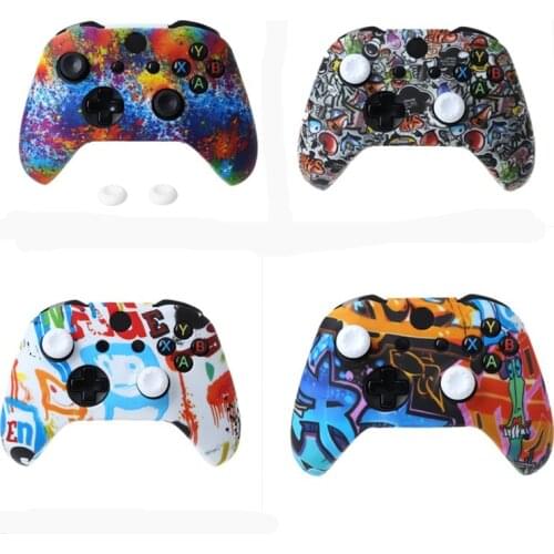 1Set Silicone Protective Skin Case Cover Grips Cap for XBox One X S Controller Protector Gaming Accessories