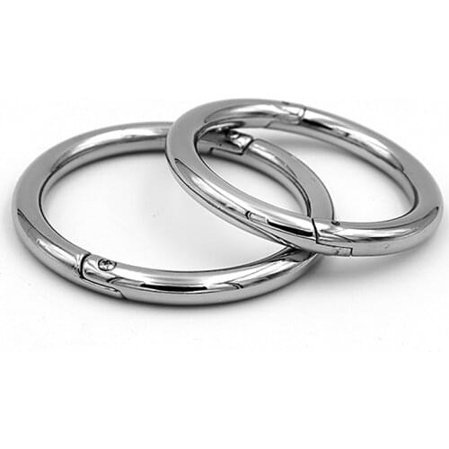 1PCS Metal Cattle Nose Rings Cattle Traction Ring Bull Cow Cattle Nose Ring Two Size Livestock Accessories Farm Animal Supplies