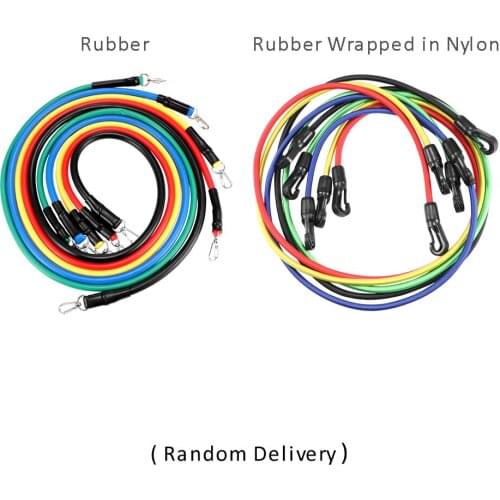 11PCS Resistance Bands Set Pro Gym Fitness Bands Workout Home Elastic Band Sports Exercise Bands Pilates Yoga Rubber Bands