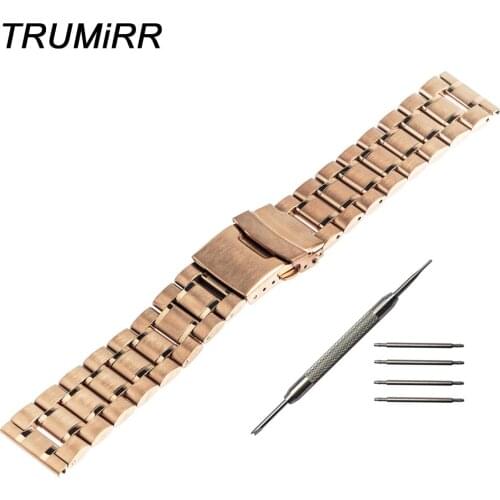 18mm Stainless Steel Band for Huawei Watch / Fit Honor S1 Asus ZenWatch 2 Women WI502Q 45mm Watchband Wrist Strap Link Bracelet