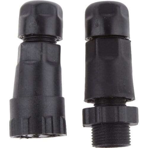 2 Pins Assembled Electrical Fast Wiring Adapter 15A IP68 Waterproof Aviation