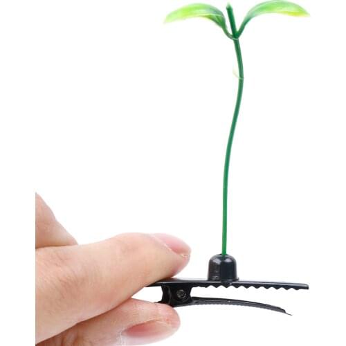 4pcs Grass Clips Popular Headwear Clasp Antenna Hairpins 4*6cm Hair Pin Bean Sprout Barrettes Hair Styling Accessories Hot Sale