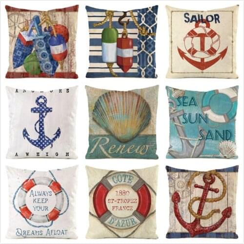 45cm*45cm A life buoyimitated silk fabric throw pillow covers couch cushion cover home decorative pillows
