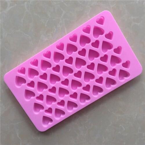 56 lattice Mini love environmental protection food silica gel mold icing surface baking