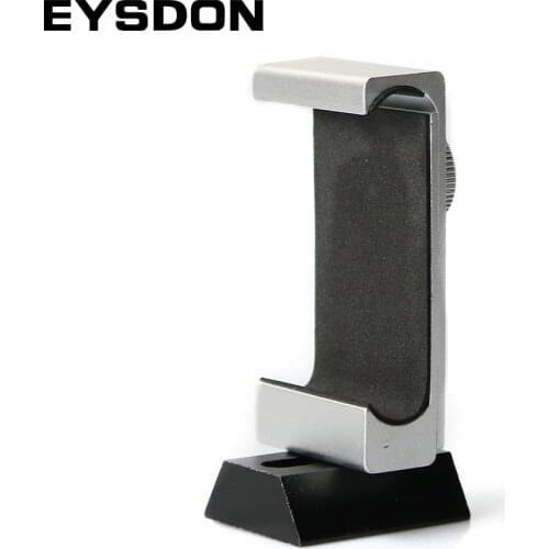 EYSDON Telescope Dovetail Smartphone Adapter Fully Metal for Finder Scope Dovetail Base Fixed Phone Mounting Bracket