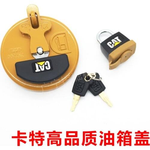 Excavator Accessories For Carter Diesel Tank Cover Lock 320B / C 320D 323D 336D 349D Padlock