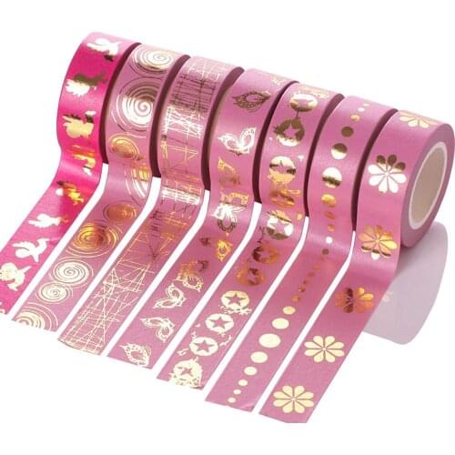 15MM×10M Chives glitter tapes color Dividing Stickers border masking adhesive paper washi tape DIY Scrapbooking Hand account