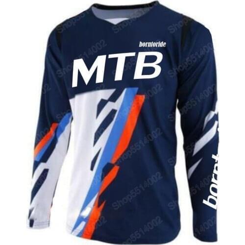 Cycling jersey maillot ciclismo hombre borntoride Moto Jersey DH Off Road Mountain Bike MTB Jersey MX BMX Motocross Jerseys