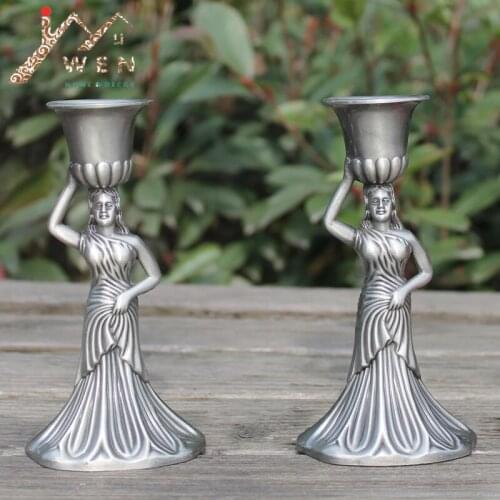 IMUWEN Decorative Candlesticks