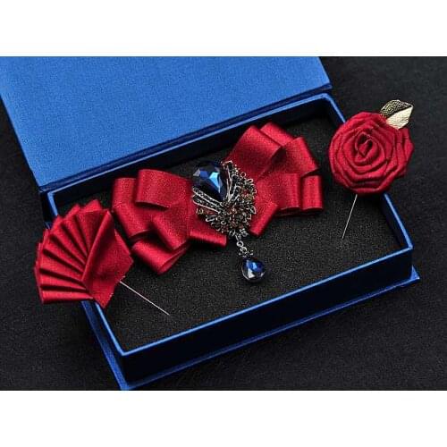 New Free Shipping fashion New mens sapphire rhinestone collar bow tie Personality performance party male rhinestones wedding