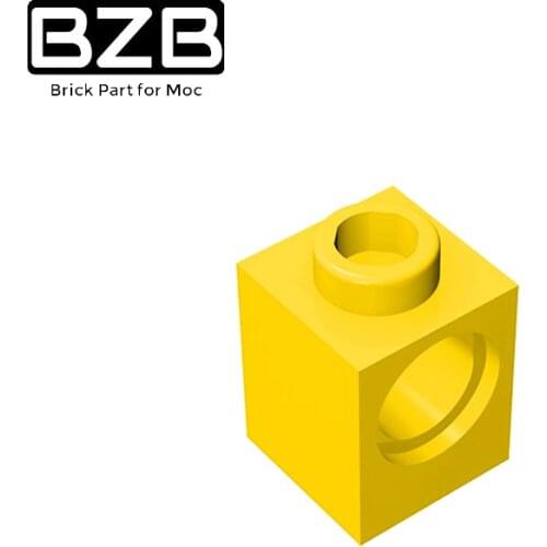 BuildMOC Compatible Assembles Particles 6541 1x1For Building Blocks Parts DIY LOGO Educational Tech Parts Toys