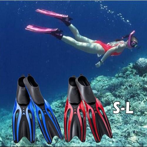 Adult Snorkeling Full Foot Flippers Light Swim Comfortable Scuba Diving Flippers Snorkeling Equipment Water Sports