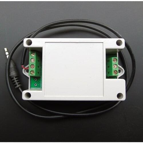 Detection of voice sensor audio / headphone input control relay switch module 5/12/24V with shell