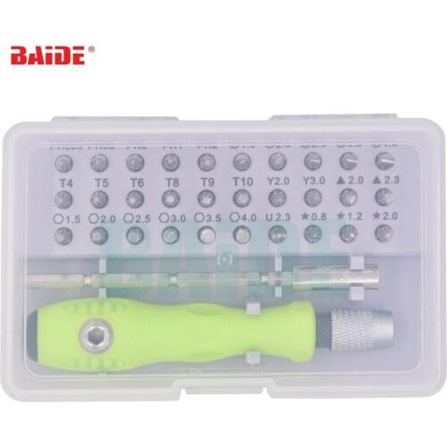 Practica Screwdriver Set 32 in 1 Precision Interchangeable Screwdriver Mini Screwdriver Bits Repair Tools Kit 7389C 50pcs/lot
