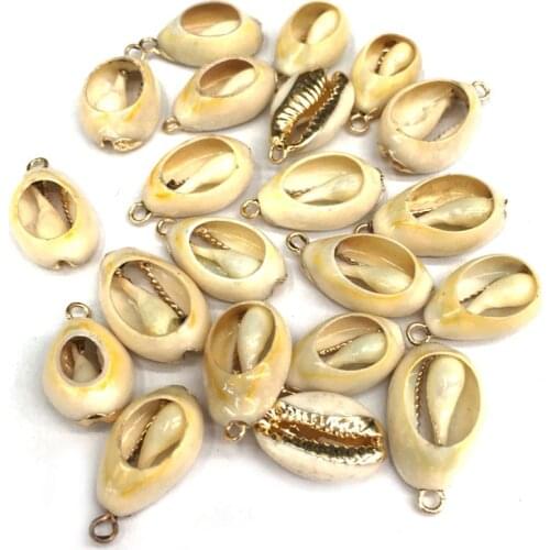 Natural shell fashion shell Pendants Charms Necklace pendant for Jewelry Making DIY Bracelet Necklaces Accessories Size 15x25mm