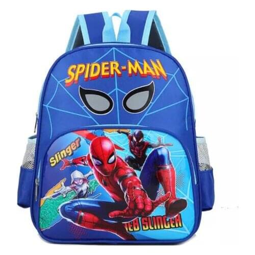 New Kindergarten schoolbag For Baby Boys Cartoon Spider-Man Schoolbag Children Small Bag Light schoolbag