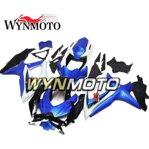 Complete Fairings Kit For GSXR600 750 2008-2010 08 09 10 K8 Injection ABS Plastics Fairing Kit Cowling Black Blue Cover Bodywork