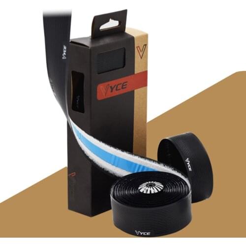 VYCE Silicone Handlebar Tape Road Bicycle Tape Bike Bartape Anti-slip Silica Gel Handle Bar Tape Cycling Wrap End Plug