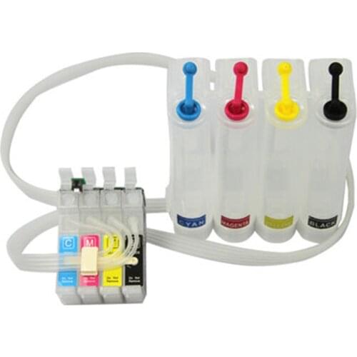 T1281 Continuous Ink Supply System Compatible for Epson SX125 SX130 SX235W SX420W SX440W SX430W SX425W Empty Refiiable CISS
