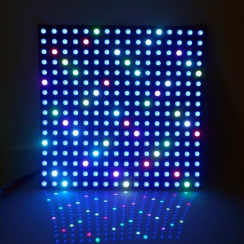 DC5V WS2812B Led Digital Panel Matrix Flexible Screen 8*8 16*16 8*32 5050 RGB WS2812 IC Module Individually Addressable Pixels