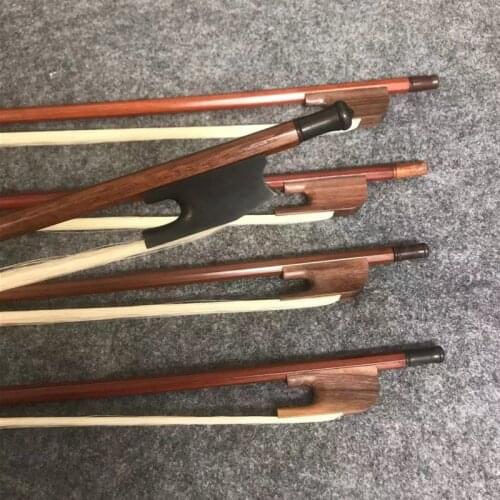 1pcs Best professional baroque style Lapacho 4/4violin bow Siberia white horsetail best balance free shipping