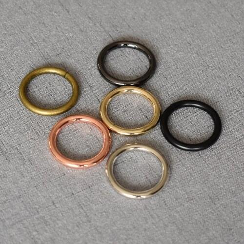 100 pcs/pack 25mm High quality hardware DIY accessories O Ring Openable Keyring Snap Clasp Clip Trigger 6 color