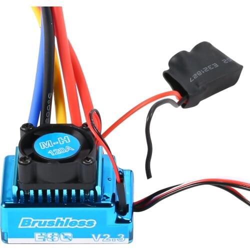120A Brushless ESC Electric Speed Controller 5.8V/3A BEC for 1/8 1/10 RC car