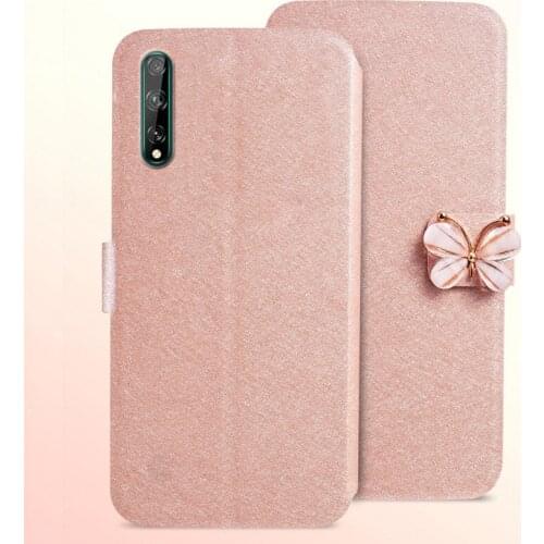 3 Styles Cover For Huawei Y8p AQM-LX1 Case Luxury PU Leather Back Flip Case For Huawei Y8p Case Phone Protective Shell Bags 6.3"