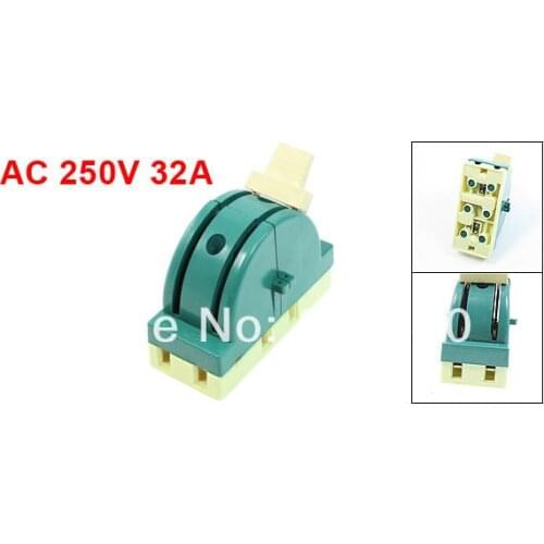 AC 250V 32A Two 2 Pole Double Throw DPDT 2P2T Circuit Control Knife Disconnect Switch Wholesale Retail