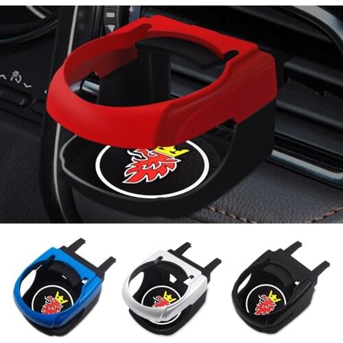 Car Water Cup Holder Car Air Outlet Drink Holder with Coaster Interior for SAAB 9-3 9-5 93 9-7 900 600 99 9-X Auto Accessories