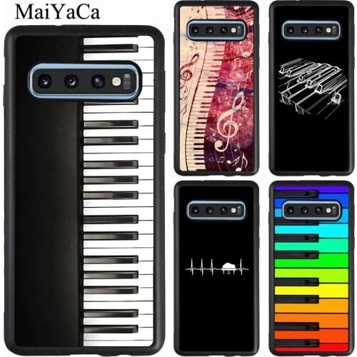 Music Piano Key Case For Samsung Galaxy A21S A20e A31 A51 A71 A40 A50 A70 M31 Note 20 Ultra S20 S9 S10 Plus