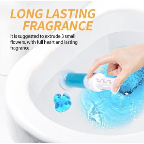 Flower Aromatic Toilet Gel Toilet Deodorant Cleaner Toilet Fragrance Remove Odors Household Cleaning Chemicals Toilet Cleaner