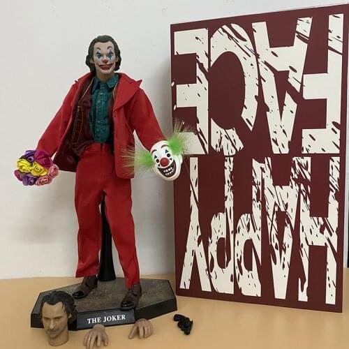 HC Joker Figure The Comedian Clown Male Jacques Phoenix 1/6 articulated Movie Doll Model Toy Gift 30cm