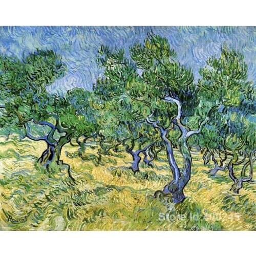 Online Art Gallery Vincent Van Gogh Handmade oil paintings Olive Grove High quality