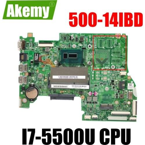 LT41 MB 14217-1M Laotop motherboard for Lenovo YOGA 500-14IBD FLEX3-1470 (14 inch) original mainboard I7-5500U GM