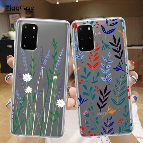 Fashion Flowers Phone Case For Samsung Galaxy A51 A32 A02 A12 A42 A52 A72 A01 A21S A31 A41 A71 lovely Cartoon Soft Flowers Cover