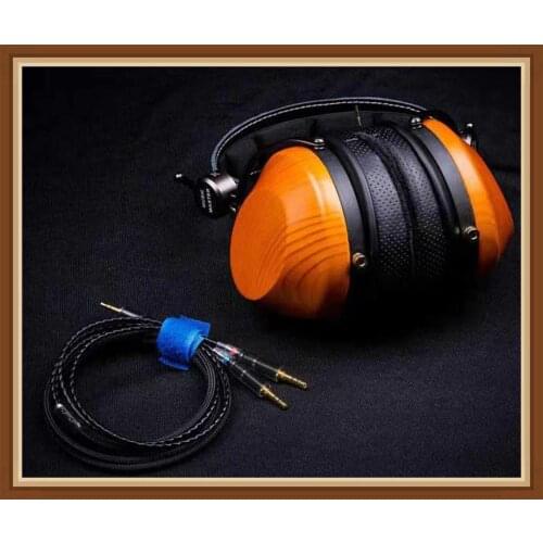 Music Master 66mm Nano Diaphragm Flat Wooden Hifi Music Audiophile Musician Over-Ear Closed-Back Headphones PK HE-R10 HD800